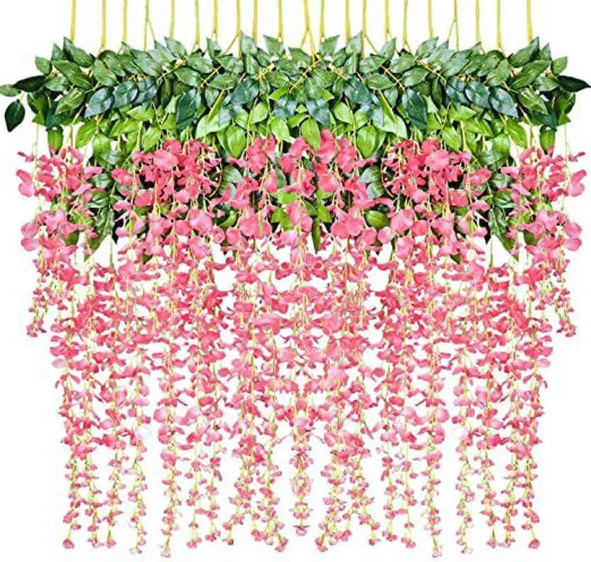Artificial Decorative Flowers – Premium Plastic Floral Arrangement